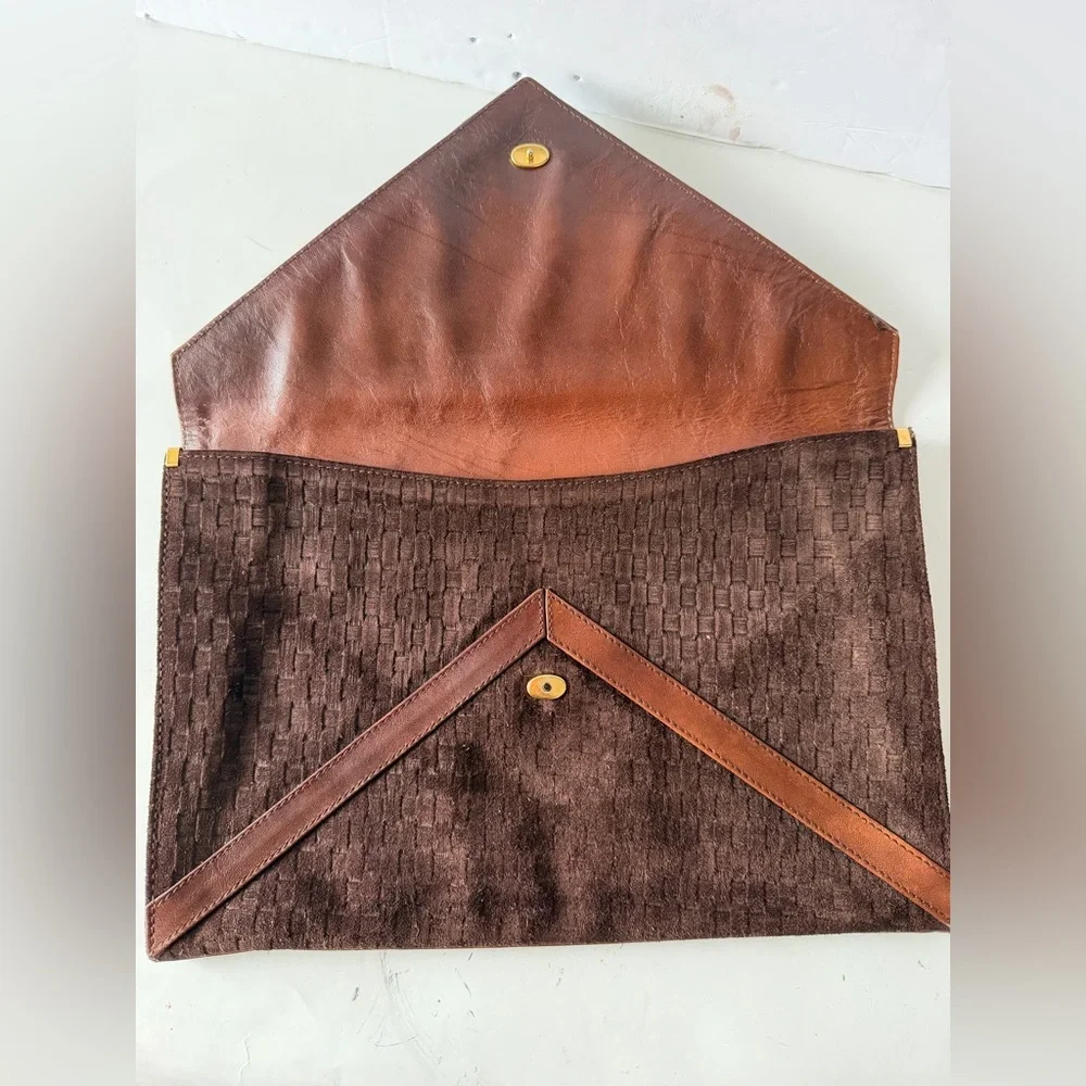 Ronora‎ clutch leather made in Italy